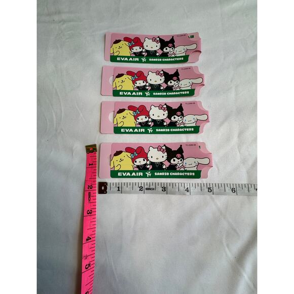EVA Airline Hello Kitty Sanrio Characters Luggage Tag Lot - Picture 2 of 6